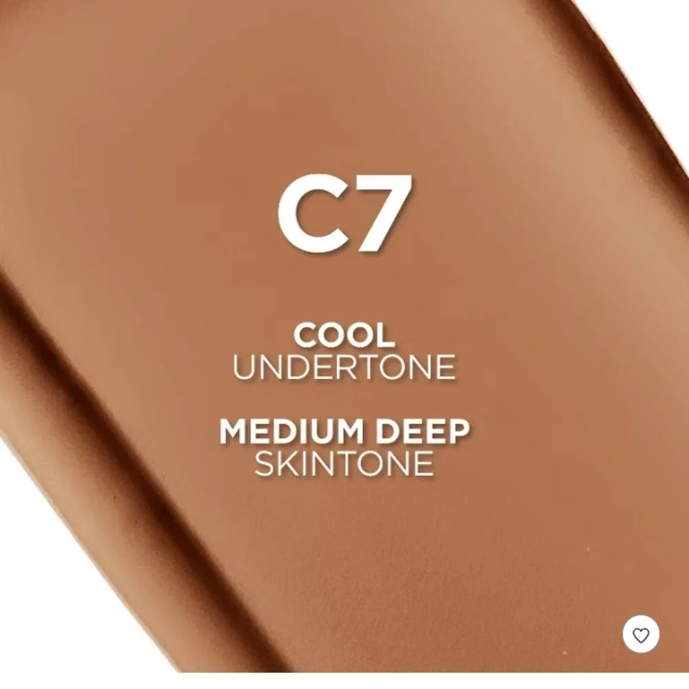 L'Oreal True Match Foundation - C7 Cool Medium Deep